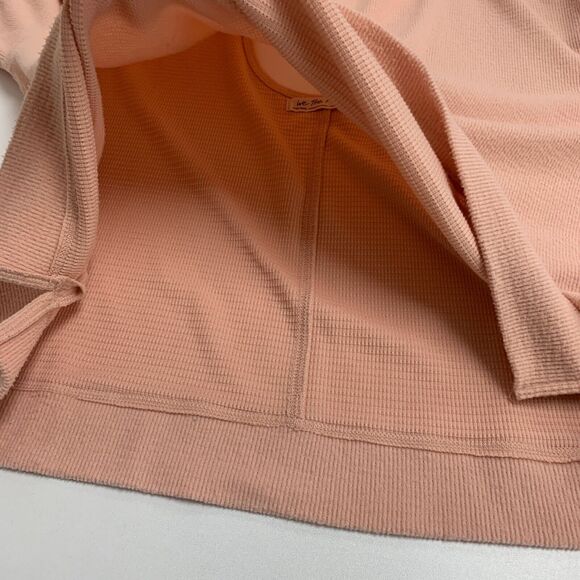 We The Free People Top Womens XS Extra Small Peach Winnie Turtleneck Oversized - Picture 9 of 15